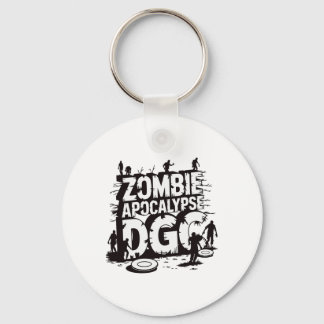 Zombie Apocalyps Dgc Grappige Disc Golf Zombie Lie Sleutelhanger