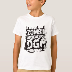Zombie Apocalyps Dgc Grappige Disc Golf Zombie Lie T-shirt