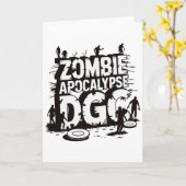 Zombie Apocalyps Dgc Grappige Discgolf Zombie Lief Kaart (Gele Bloem)