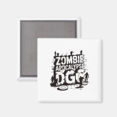 Zombie Apocalyps Dgc Grappige Discgolf Zombie Lief Magneet (Voorkant / Achterkant)