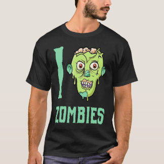 Zombie Apocalyps  Ik Hart Zombies T-shirt