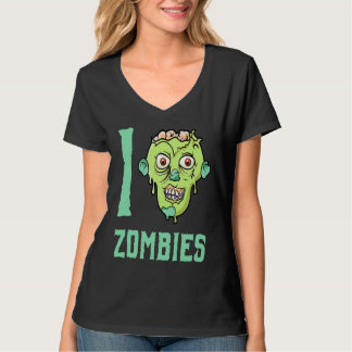 Zombie Apocalyps  Ik Hart Zombies T-shirt