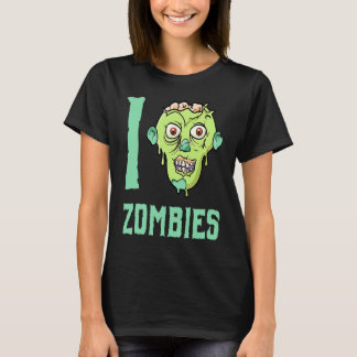 Zombie Apocalyps  Ik Hart Zombies T-shirt