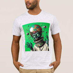 Zombie Apocalyps in de ruimte: T-shirt