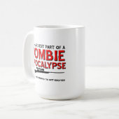Zombie Apocalyps Opgewonden Grappige Mok (Voorkant links)