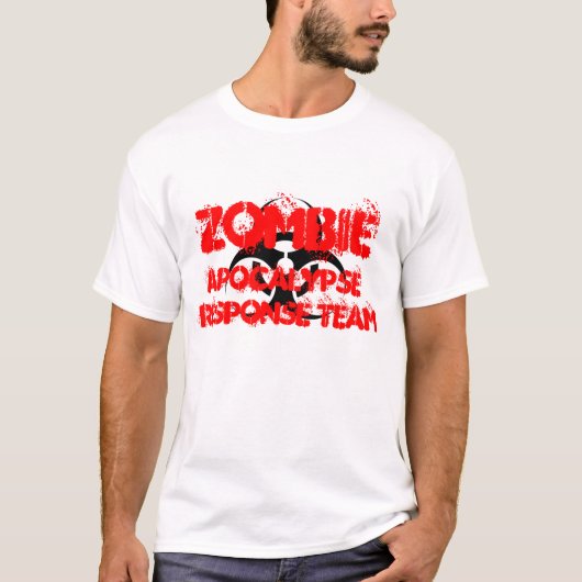 Zombie apocalyps-responsteam t-shirt (Voorkant)