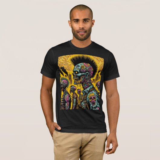 Zombie Apocalyps: T-shirt (Voorkant volledig)