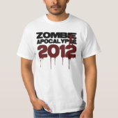 Zombie Apocalypse 2012 T-shirt (Voorkant)