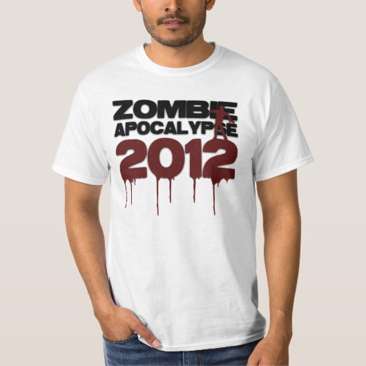 Zombie Apocalypse 2012 T-shirt (Voorkant)