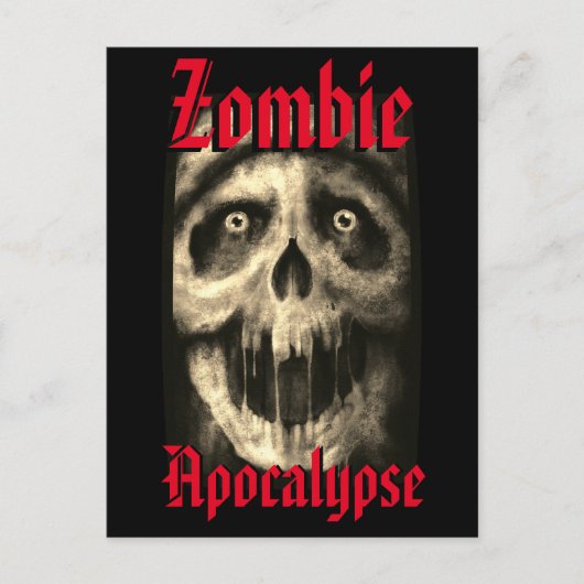 Zombie Apocalypse 2 Briefkaart (Voorkant)