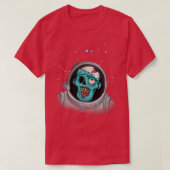 Zombie Apocalypse Astronaut Space Halloween Zombie T-shirt (Design voorkant)