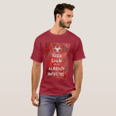 Zombie Apocalypse Blijf kalm T-shirt (Voorkant volledig)