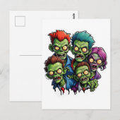 Zombie Apocalypse Briefkaart (Voorkant / Achterkant)