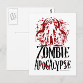 Zombie Apocalypse Briefkaart (Voorkant / Achterkant)