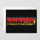 Zombie Apocalypse Briefkaart (Voorkant / Achterkant)