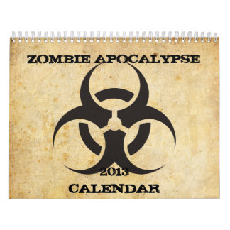 Zombie Apocalypse Calendar Kalender