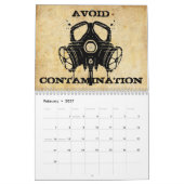 Zombie Apocalypse Calendar Kalender (Feb 2027)