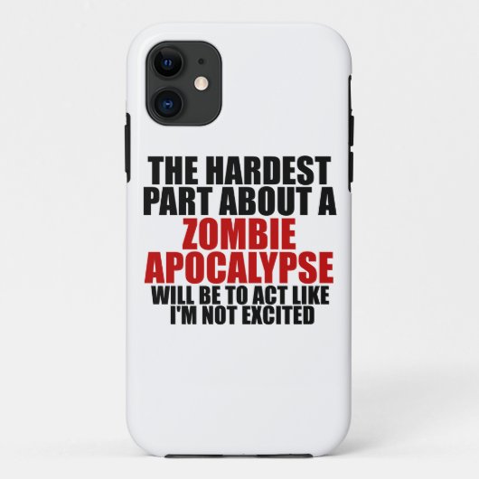 Zombie Apocalypse Case-Mate iPhone Case (Achterkant)