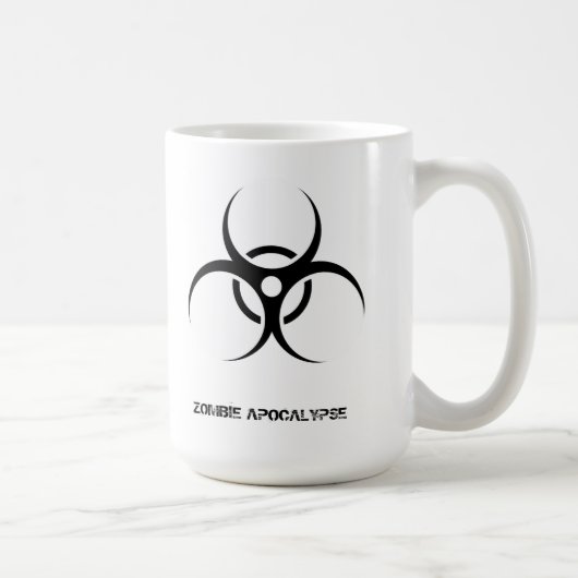 Zombie Apocalypse Coffee Cup Koffiemok (Rechts)