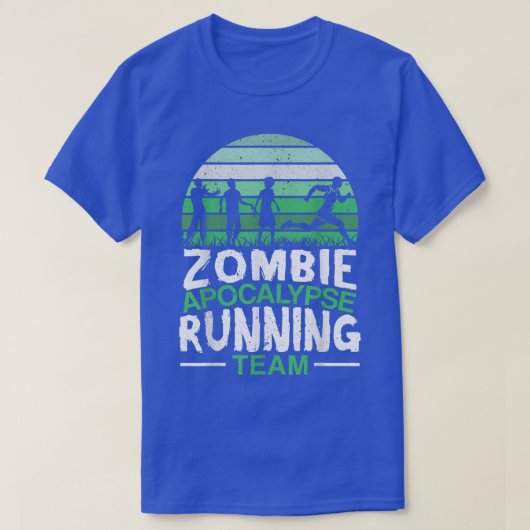 Zombie Apocalypse die team Halloween Trick of T-shirt (Design voorkant)