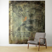 Zombie Apocalypse Feest Fotobackdrop Muur Decorati Wandkleed (In situ)