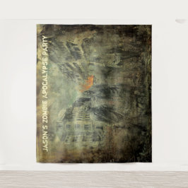 Zombie Apocalypse Feest Fotobackdrop Muur Decorati Wandkleed