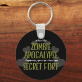 Zombie Apocalypse Fort Sleutelhanger (Voorkant)