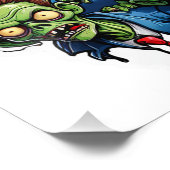 Zombie Apocalypse Foto Afdruk (Hoek)