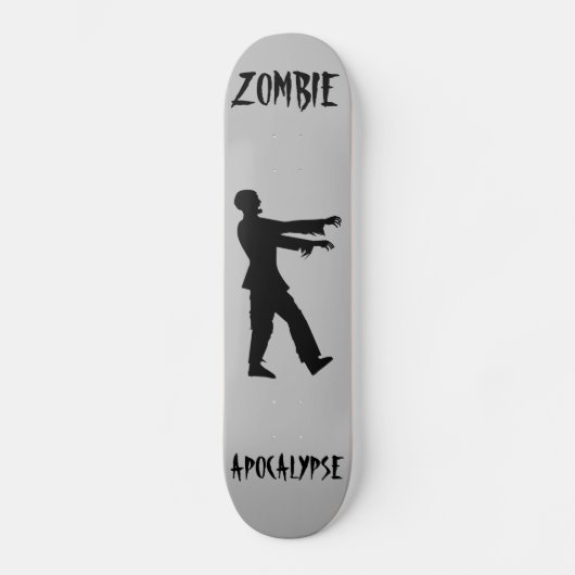 ZOMBIE APOCALYPSE FUNNY Skateboard-dek Persoonlijk Skateboard (Voorkant)