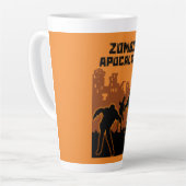 Zombie Apocalypse geschenken Latte Mok (Linkerhoek)