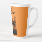 Zombie Apocalypse geschenken Latte Mok (Rechts)