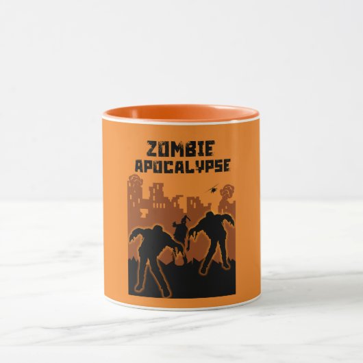 Zombie Apocalypse geschenken Mok (Midden)