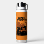 Zombie Apocalypse geschenken Waterfles (Achterkant)