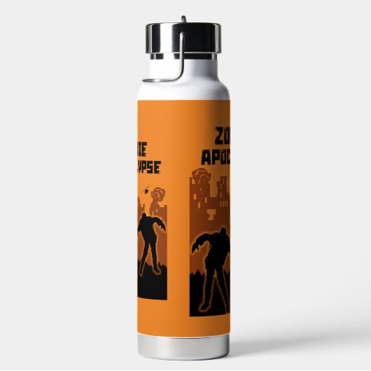 Zombie Apocalypse geschenken Waterfles (Rechts)