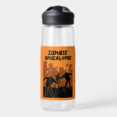 Zombie Apocalypse geschenken Waterfles (Voorkant)