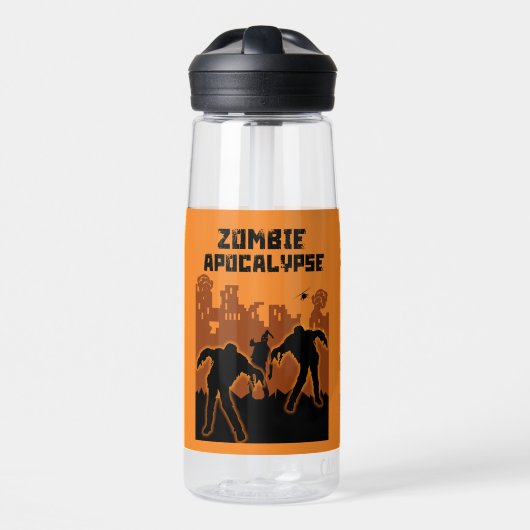 Zombie Apocalypse geschenken Waterfles (Voorkant)
