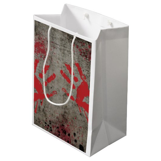 Zombie Apocalypse Gift Bag Medium Cadeauzakje (Achterkant Gekanteld)