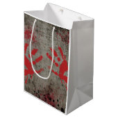 Zombie Apocalypse Gift Bag Medium Cadeauzakje (Voorkant Gekanteld)