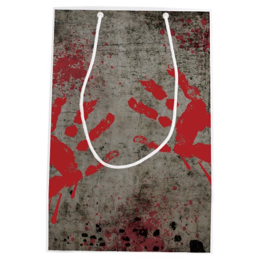 Zombie Apocalypse Gift Bag Medium Cadeauzakje (Achterkant)