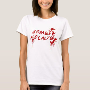Zombie Apocalypse Girls Tshirt - Wandelend dood