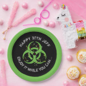 Zombie Apocalypse Gore Splatter Biohazard Papieren Bordje (Feest)