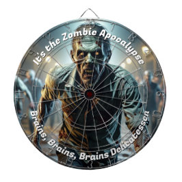 Zombie Apocalypse griezelig grappig Dartbord