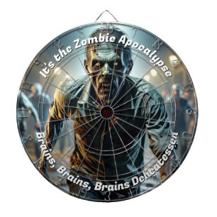 Zombie Apocalypse griezelig grappig Dartbord