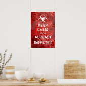 Zombie Apocalypse Keep Calm 13 x 19 inch Poster (Keuken)