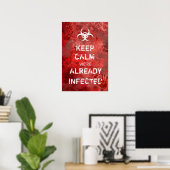 Zombie Apocalypse Keep Calm 13 x 19 inch Poster (Thuiskantoor)