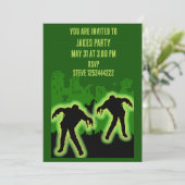 Zombie Apocalypse Kinder Kaart (Staand voorkant)