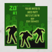 Zombie Apocalypse Kinder Kaart (Voorkant / Achterkant)