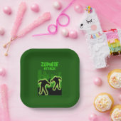 Zombie Apocalypse Kinder Papieren Bordje (Feest)