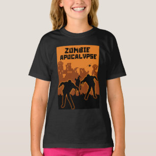 Zombie Apocalypse Kinder Shirt