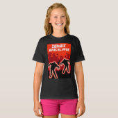 Zombie Apocalypse Kinder Shirt (Voorkant volledig)